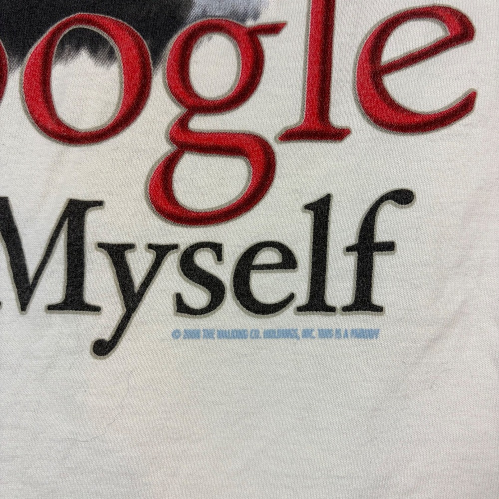 Big Dogs Shirt Men's 2XL Sometimes When Im Alone I Google Myself White Funny - Picture 2 of 8